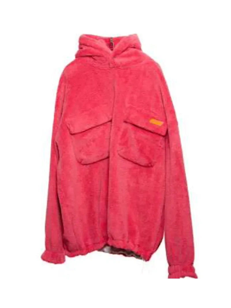 Oversized Wappen Fur Hoodie