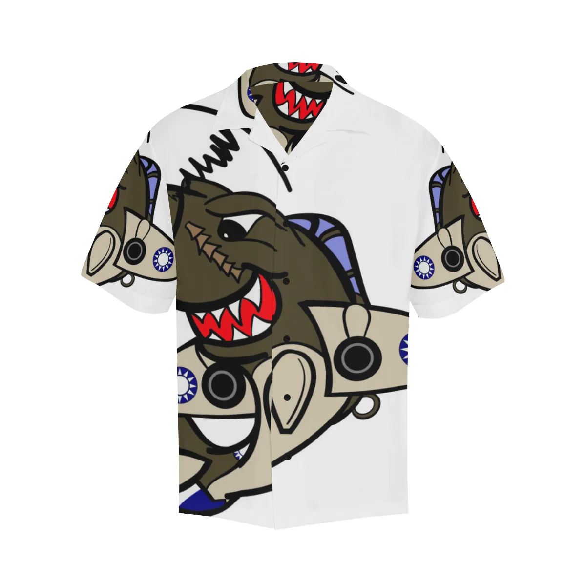 P-40 SHARK ATTACK HAWAIIAN SHIRT