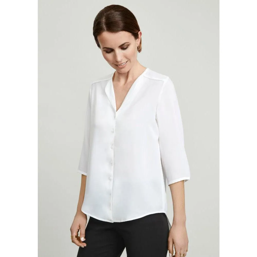 S015LT Biz Collection Lily Ladies Longline Blouse