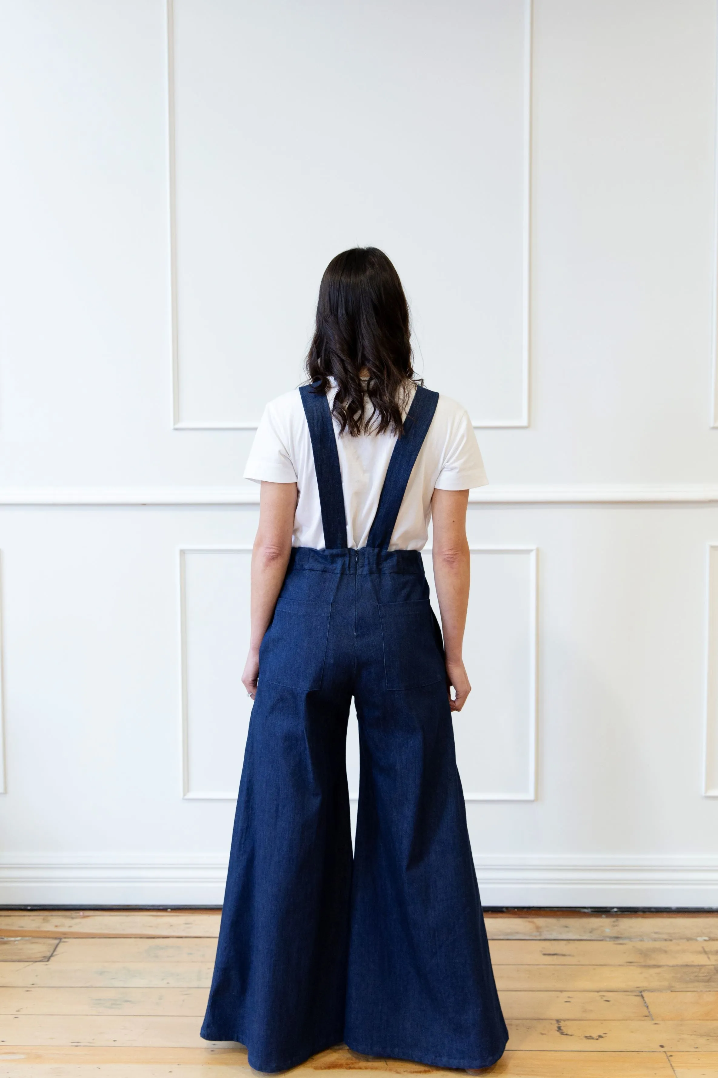 Sass' Overalls in Raw Denim