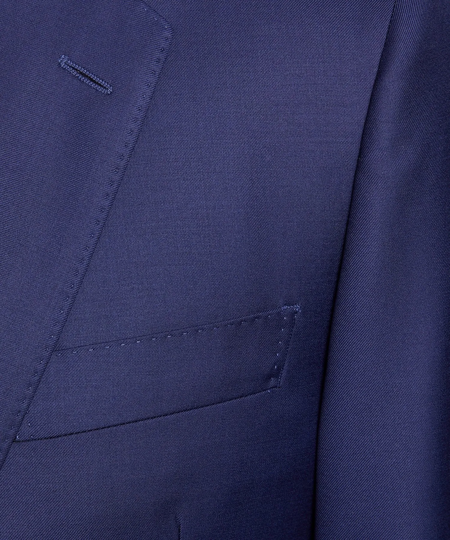 Sutton Wool Twill Suit Jacket In Blue