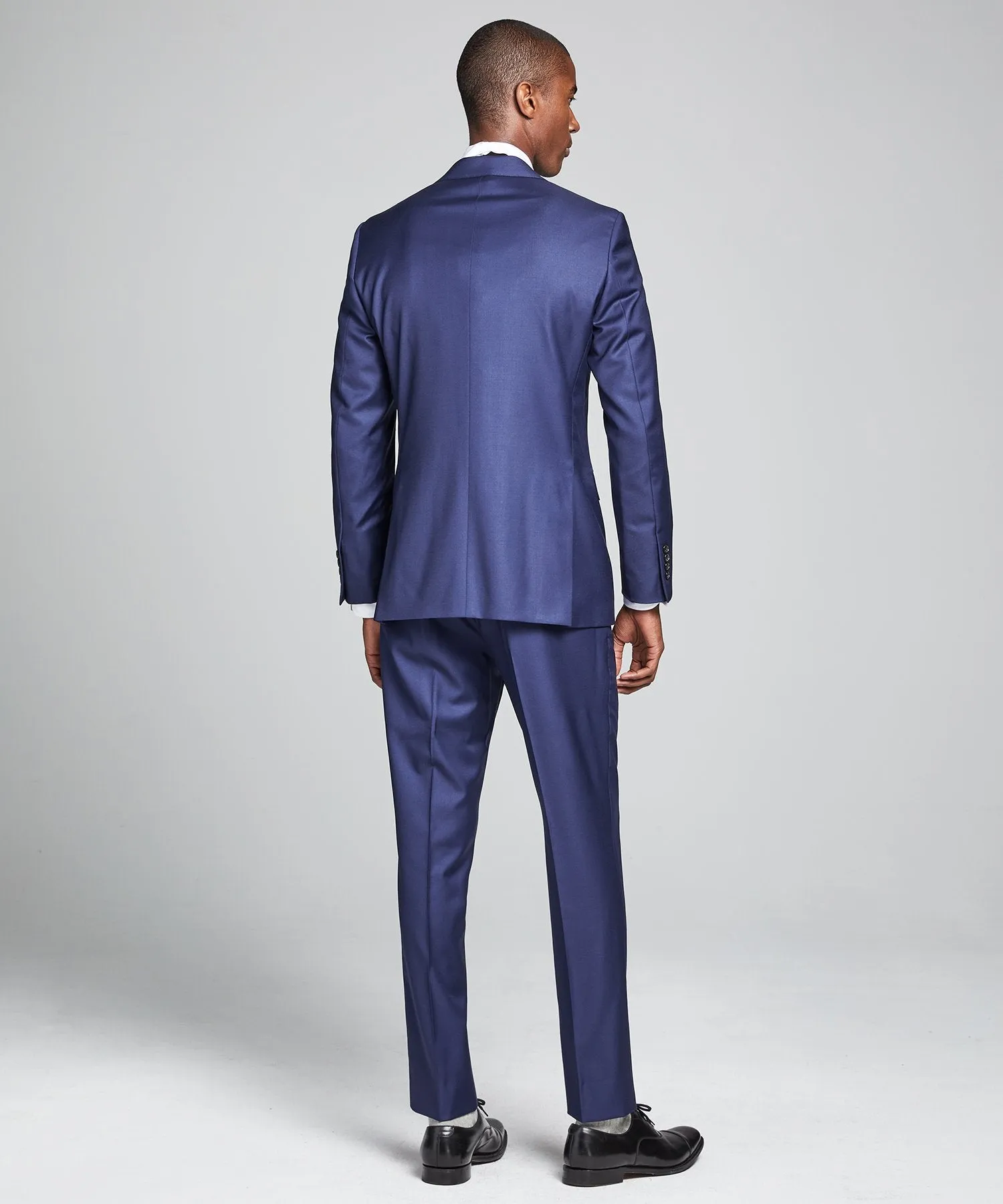 Sutton Wool Twill Suit Jacket In Blue