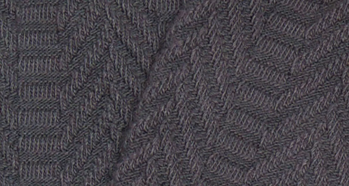 Textured Herringbone Supima Cotton Socks