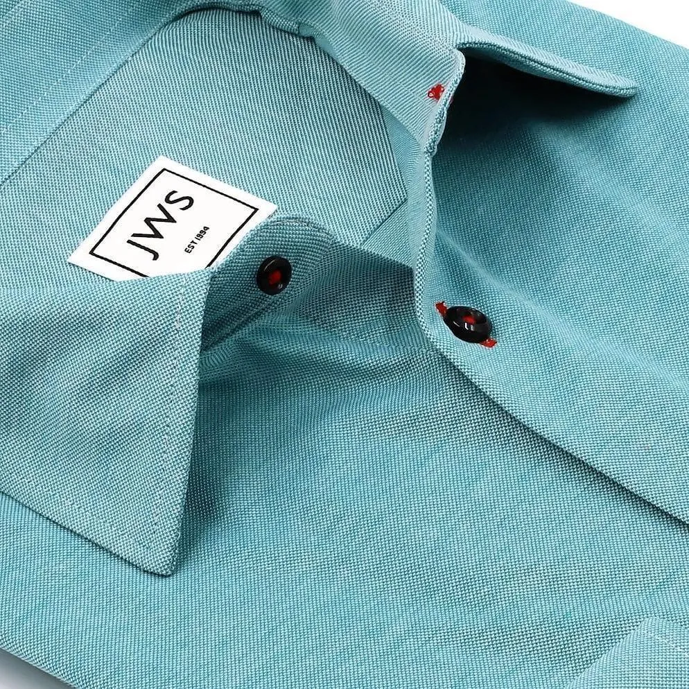 The Athleshirt - Cotton Knit Teal Shirt