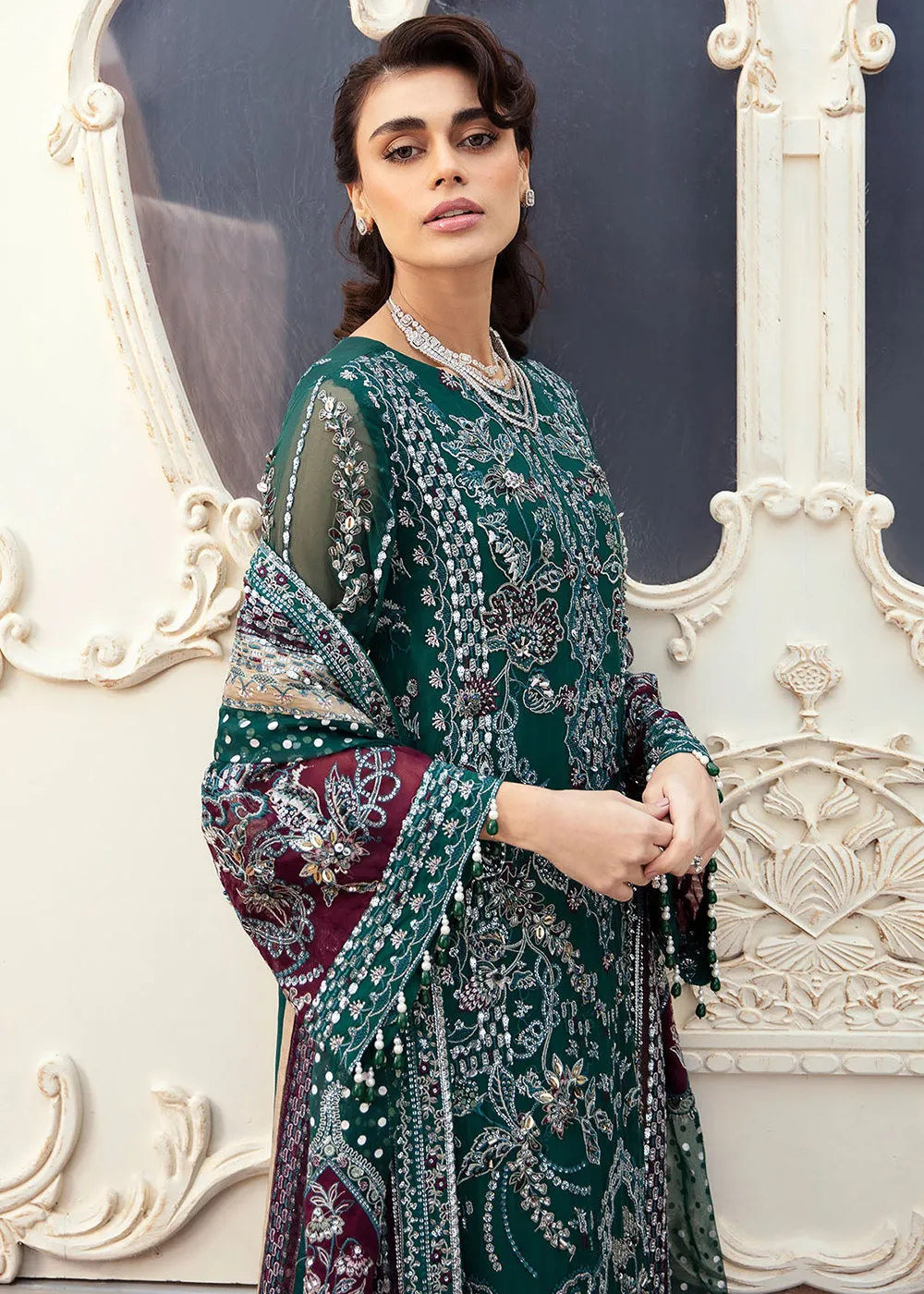 The Secret Garden Luxury Unstitched Formals '24 by Nureh | VICTORIA