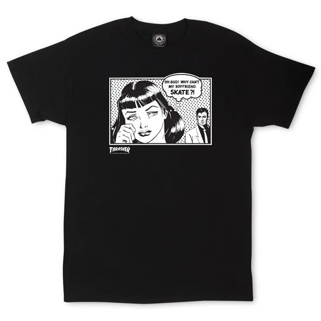 Thrasher Boyfriend Tee (Black)