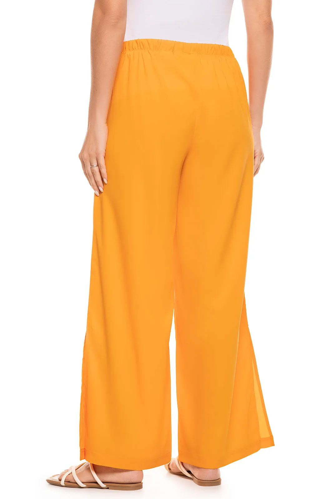 Women's Petra Wide Leg Pants | Apricot Crush