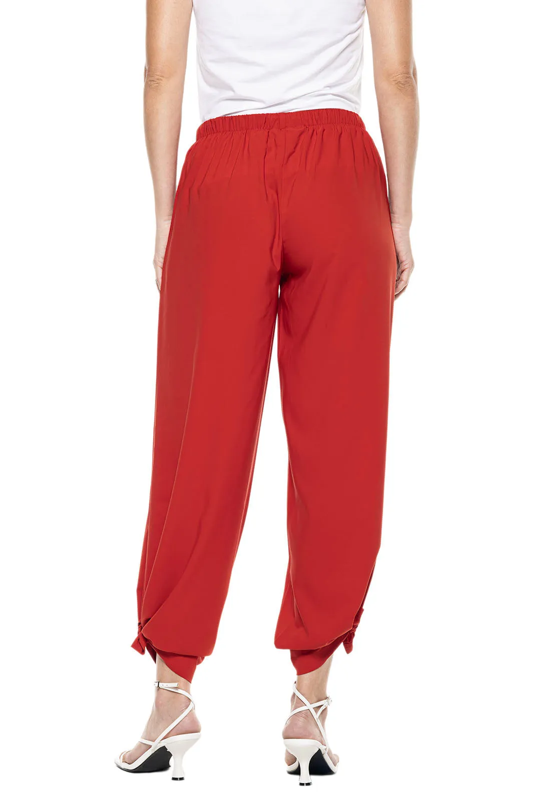 Women's Petra Wide Leg Pants | Carmine Red