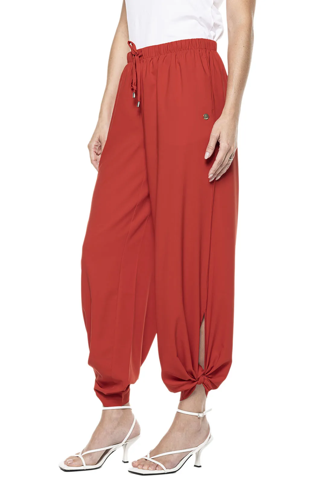 Women's Petra Wide Leg Pants | Carmine Red