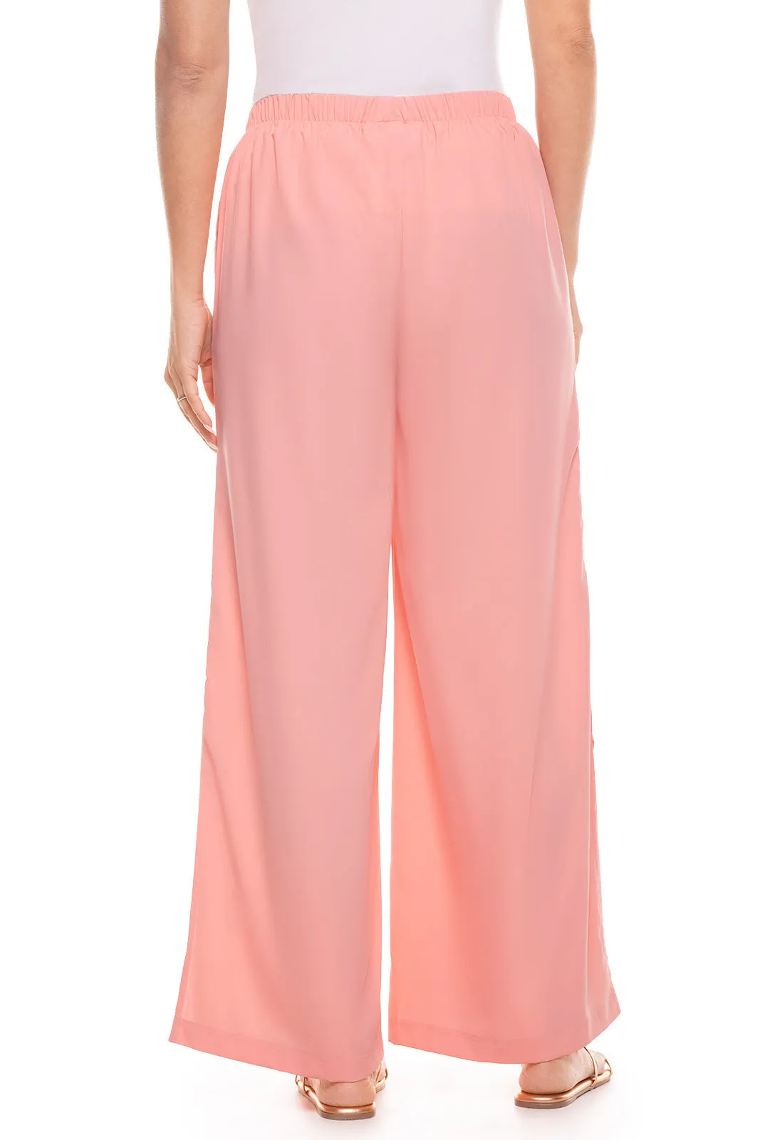 Women's Petra Wide Leg Pants | Peachy Pink