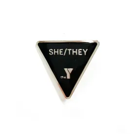 Y Pro-Noun Lapel Pin